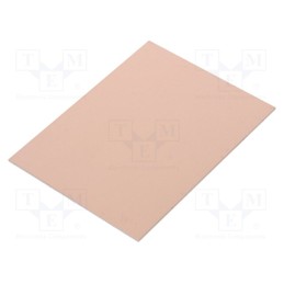 10 pcs : - Laminate, CEM3, 1.5mm, L: 75mm, W: 100mm, Coating: copper