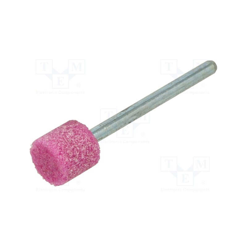 10 pcs : 900033 - Grindingstone, 3mm, metal,steel, ceramics, Mounting: rod 3mm