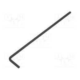 10 pcs : 6362 - Wrench, hex key, HEX 2,5mm, Overall len: 113mm