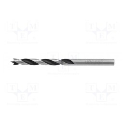 10 pcs : HT6D523 - Drill bit, for wood, Ø: 3mm, L: 60mm, tool steel, 1pcs.