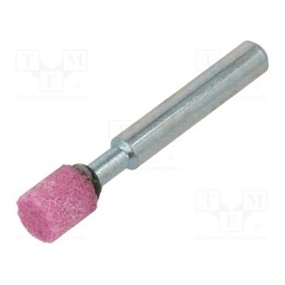 10 pcs : 900060 - Grindingstone, 6mm, metal,steel, ceramics, Mounting: rod 6mm