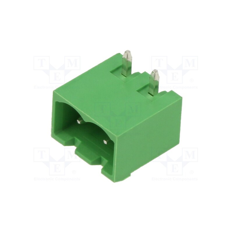 10 pcs : OQ0254510000G - Pluggable terminal block, 5.08mm, ways: 2, angled 90°, socket