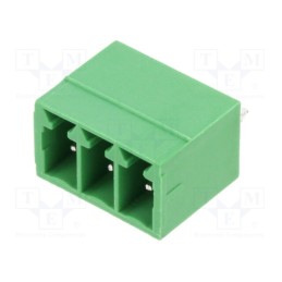10 pcs : OQ0312500000G - Pluggable terminal block, 3.5mm, ways: 3, straight, socket, male