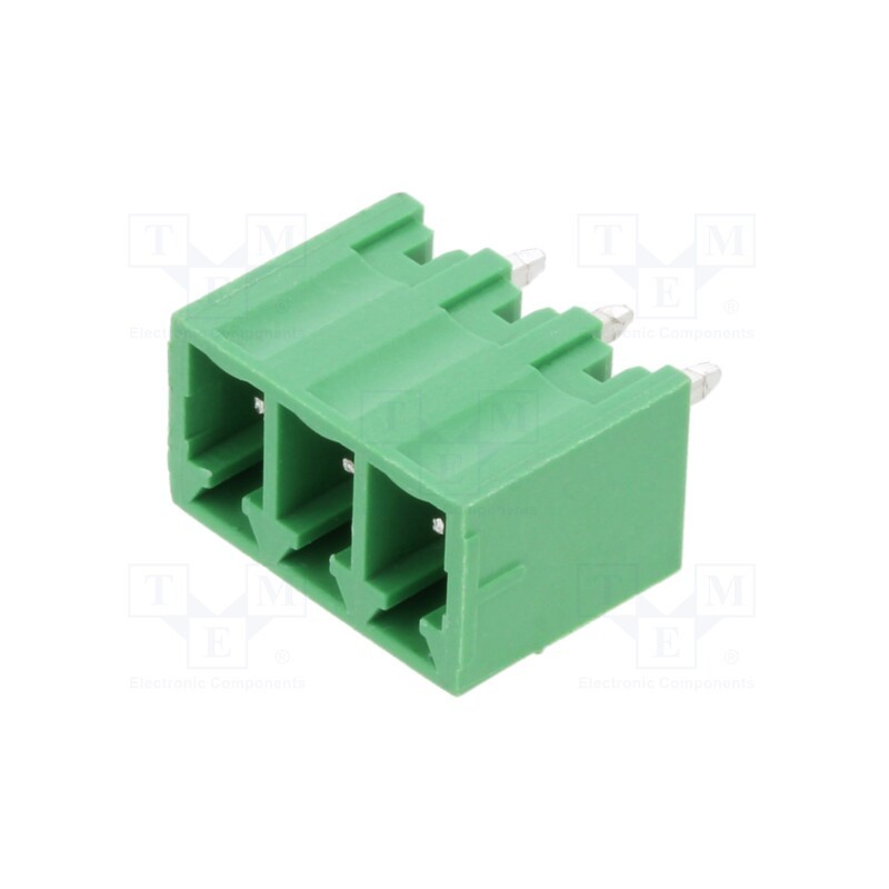 10 pcs : OQ0332500000G - Pluggable terminal block, 3.81mm, ways: 3, straight, socket, male