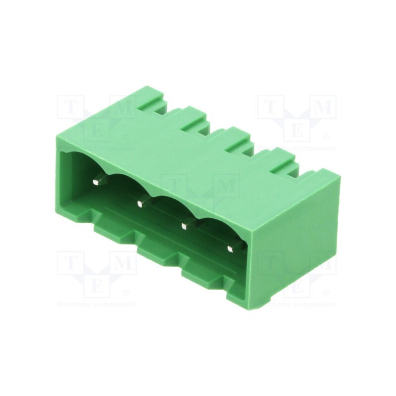 10 pcs : OQ0454500000G - Pluggable terminal block, 5.08mm, ways: 4, straight, socket, male