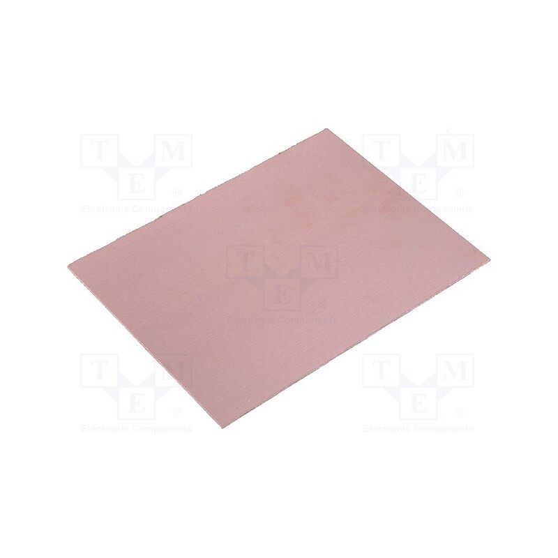 10 pcs : - Laminate, FR4,epoxy resin, 1mm, L: 100mm, W: 75mm, Coating: copper