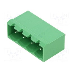 10 pcs : OQ0471500000G - Pluggable terminal block, 5mm, ways: 4, straight, socket, male