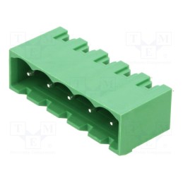 10 pcs : OQ0554500000G - Pluggable terminal block, 5.08mm, ways: 5, straight, socket, male
