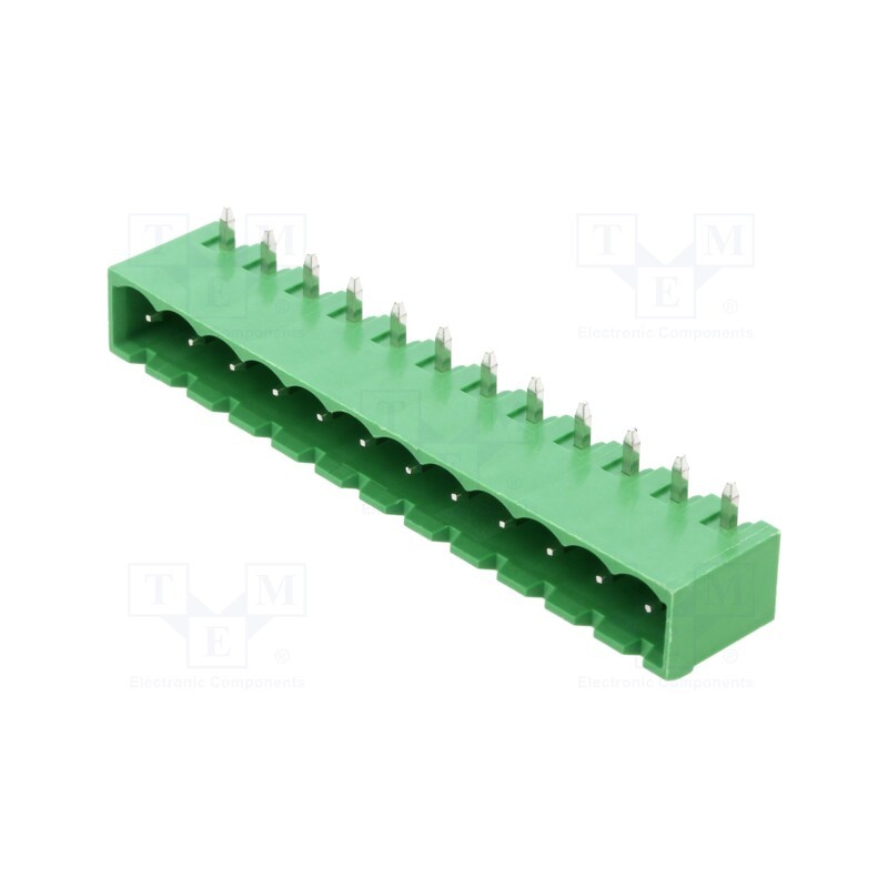 10 pcs : OQ1254510000G - Pluggable terminal block, 5.08mm, ways: 12, angled 90°, socket