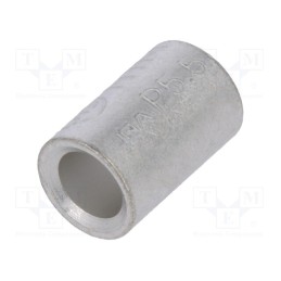 50 pcs : P 5.5 - Tip: butt splice, 2.63÷6.64mm2, crimped, for cable, non-insulated