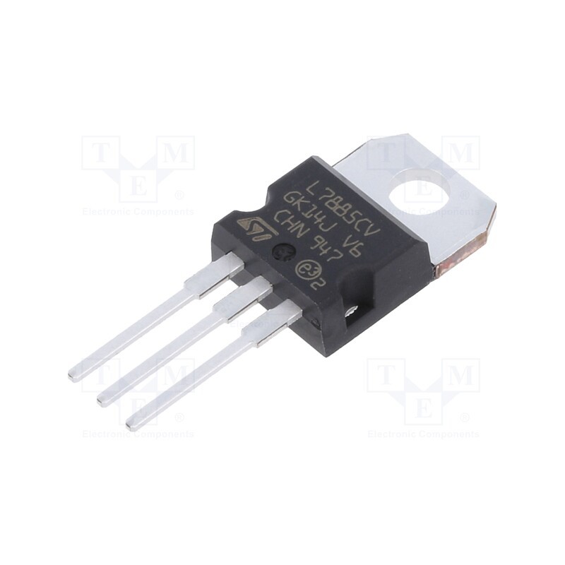 10 pcs : L7885CV - IC: voltage regulator, linear,fixed, 8.5V, 1.5A, TO220AB, THT,
