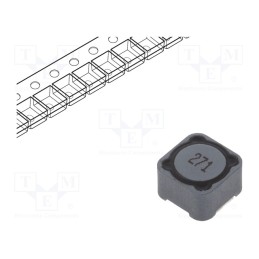 20 pcs : PCS127MT271 - Inductor: wire, SMD, 270uH, 1.06A, 560mΩ, ±20%, 12x12x8mm, -40÷125°C