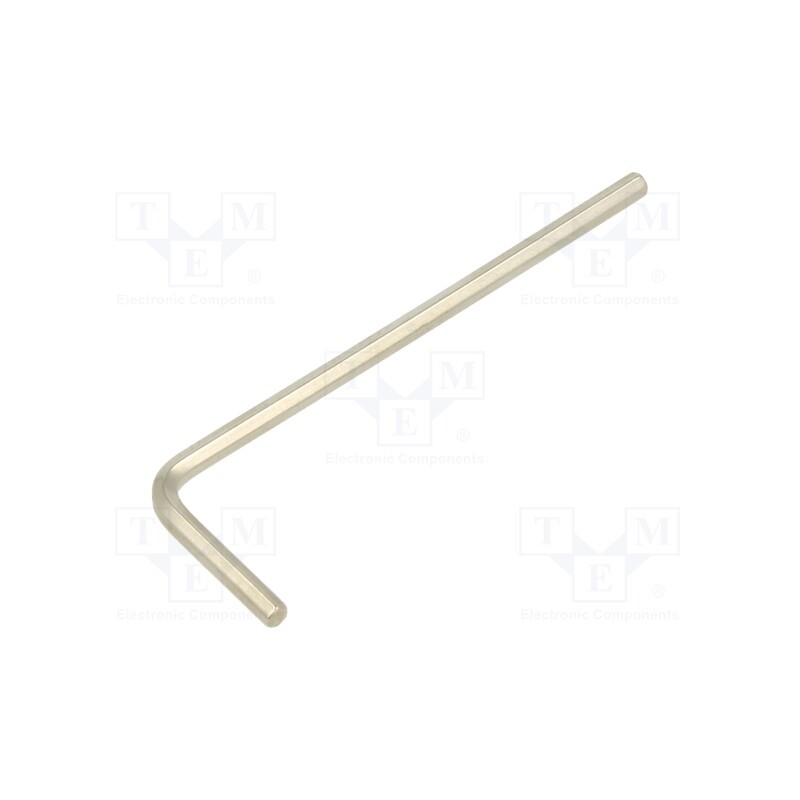 20 pcs : 40011 - Wrench, hex key, HEX 2mm, Overall len: 52mm, steel