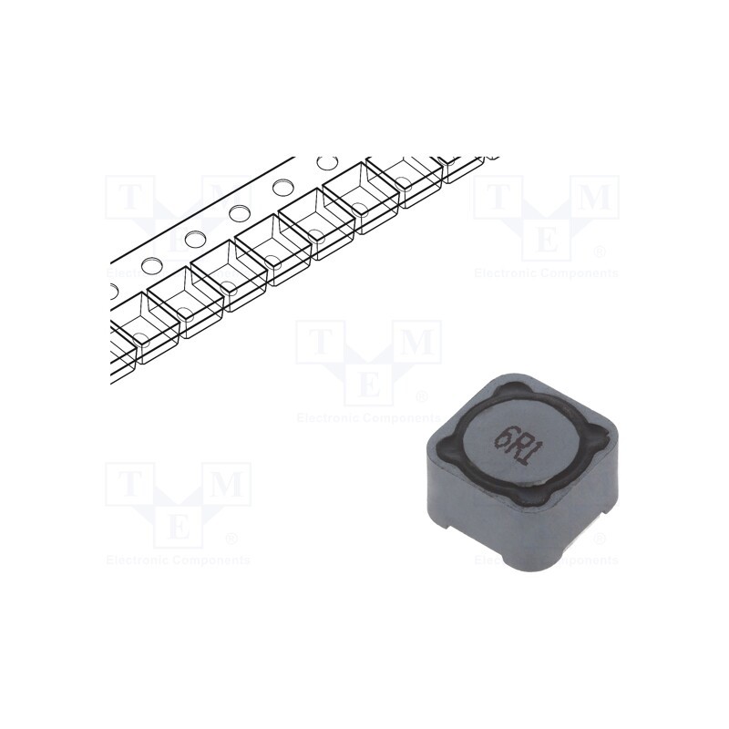 20 pcs : PCS127MT6R1 - Inductor: wire, SMD, 6.1uH, 6.6A, 18mΩ, ±20%, 12x12x8mm, -40÷125°C
