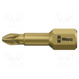 10 pcs : 5056910001 - Screwdriver bit, Pozidriv®, PZ1, Overall len: 25mm