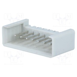 10 pcs : P1307 - Socket, IDC, male, PIN: 7, straight, THT, tinned, 2.54mm, Layout: 1x7