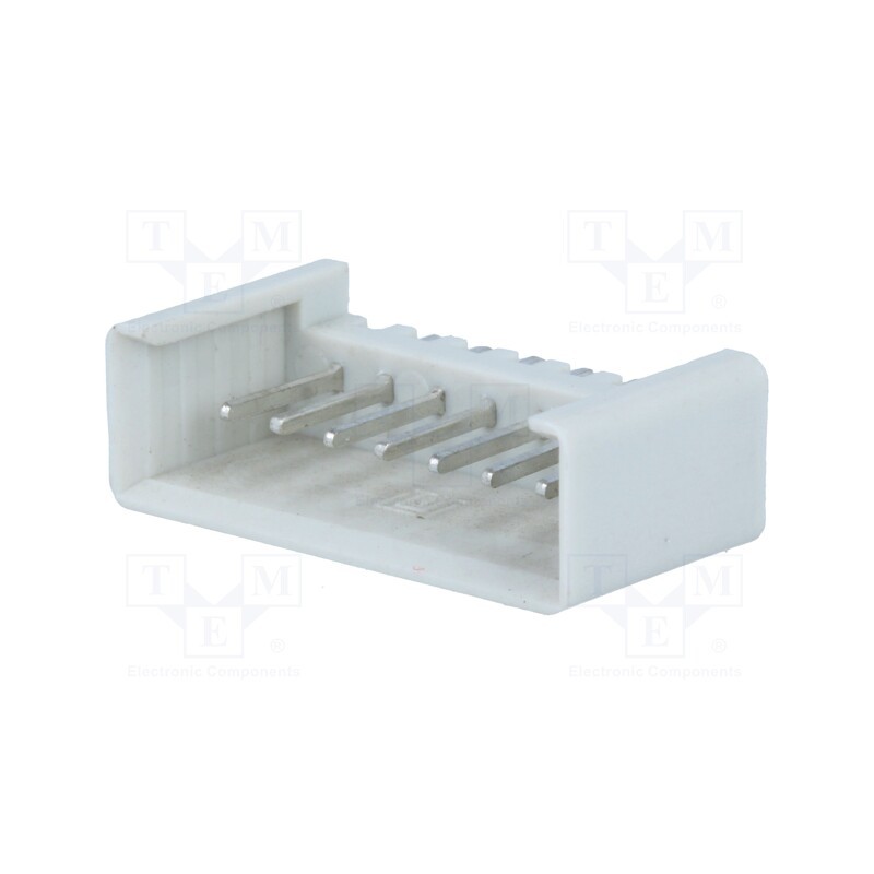 10 pcs : P1307 - Socket, IDC, male, PIN: 7, straight, THT, tinned, 2.54mm, Layout: 1x7