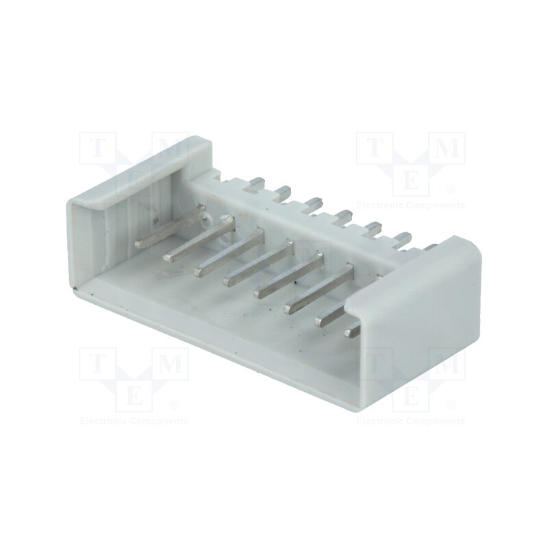 10 pcs : P1308 - Socket, IDC, male, PIN: 8, straight, THT, tinned, 2.54mm, Layout: 1x8
