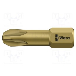 10 pcs : 5056925001 - Screwdriver bit, Pozidriv®, PZ3, Overall len: 25mm