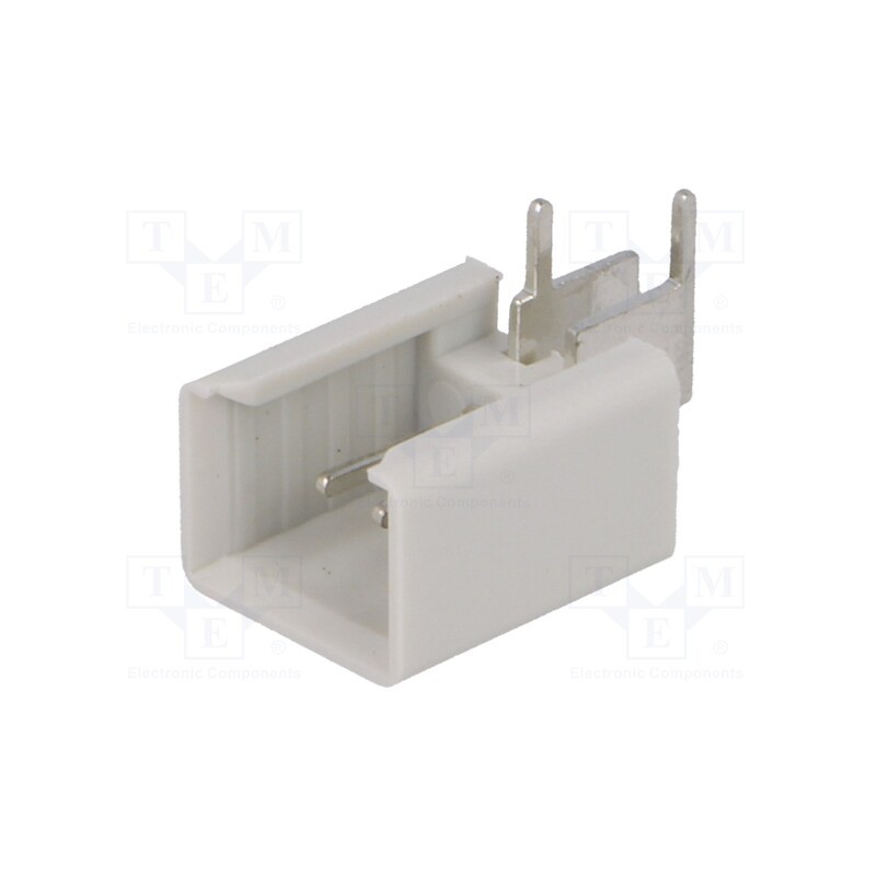 10 pcs : P2102 - Socket, IDC, male, PIN: 2, angled 90°, THT, tinned, 2.54mm