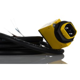 1 pcs - Banner Retroreflective Photoelectric Sensor, Block Sensor, 5 m Detection Range