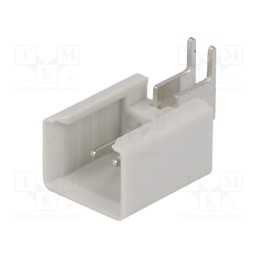 10 pcs : P2302 - Socket, IDC, male, PIN: 2, angled 90°, THT, tinned, 2.54mm