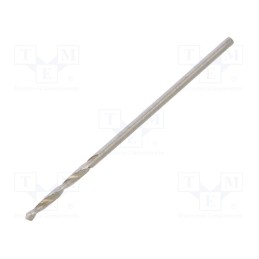 10 pcs : T3100 01 - Drill bit, for metal, Ø: 1mm, L: 34mm, Working part len: 12mm, 1pcs.