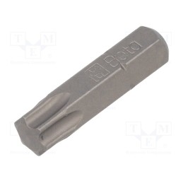 10 pcs : 861TX/40 - Screwdriver bit, Torx®, TX40, Overall len: 25mm