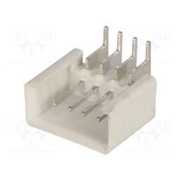 10 pcs : P2304 - Socket, IDC, male, PIN: 4, angled 90°, THT, tinned, 2.54mm