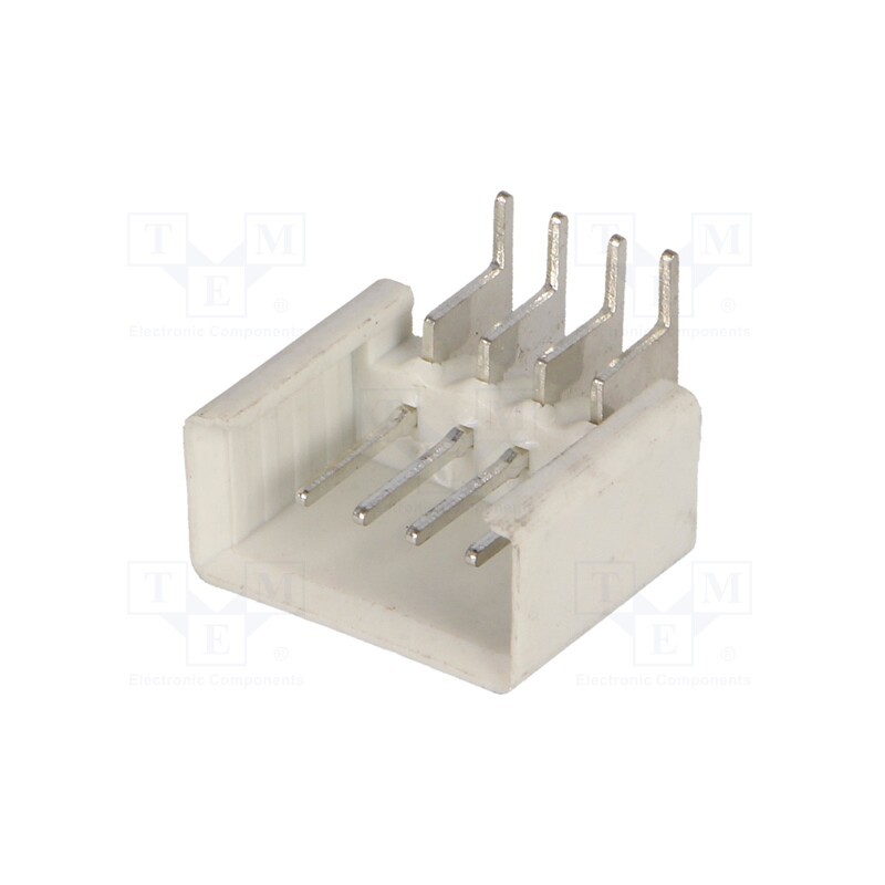 10 pcs : P2304 - Socket, IDC, male, PIN: 4, angled 90°, THT, tinned, 2.54mm