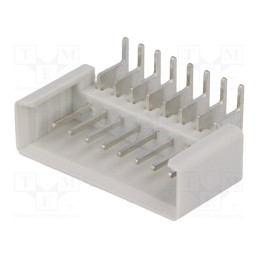 10 pcs : P2308 - Socket, IDC, male, PIN: 8, angled 90°, THT, tinned, 2.54mm