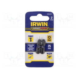 10 pcg : IW6061303 - Screwdriver bit, Phillips, PH3, Mounting: 1/4' (C6,3mm), 2pcs.
