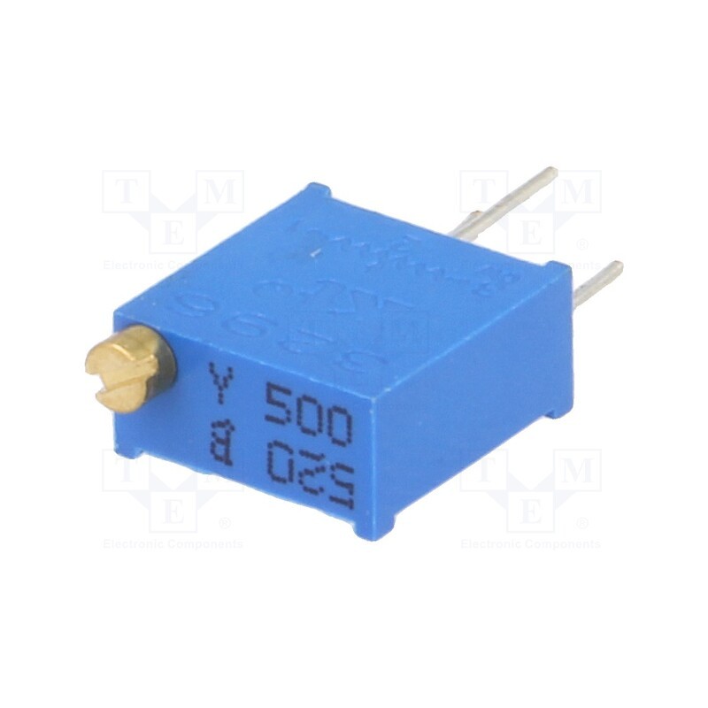 20 pcs : T910Y-50R - Potentiometer: mounting, multiturn, 50Ω, 500mW, THT, ±10%, linear
