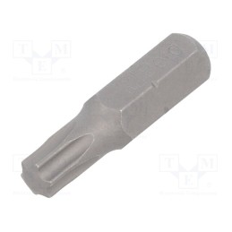 10 pcs : 861TX/27 - Screwdriver bit, Torx®, TX27, Overall len: 25mm
