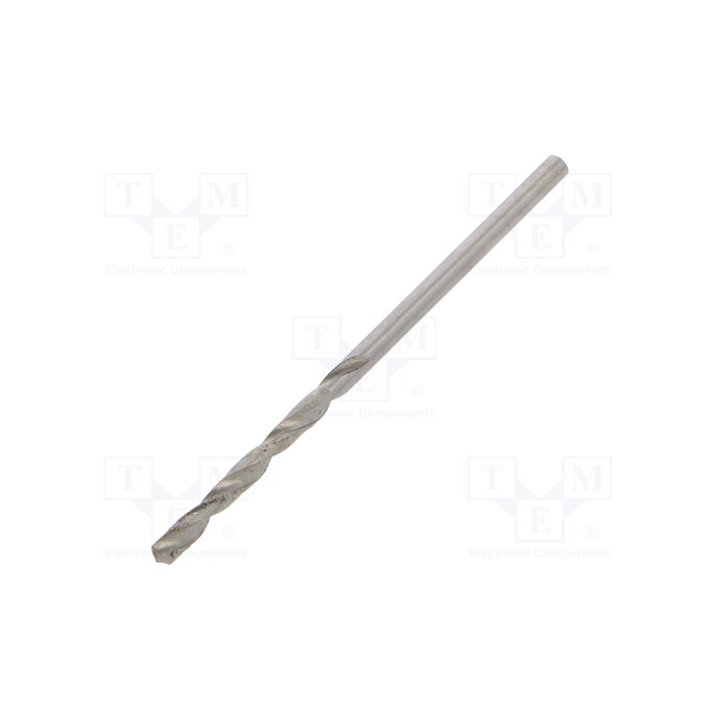 10 pcs : T3100 02 - Drill bit, for metal, Ø: 2mm, L: 49mm, Working part len: 24mm, 1pcs.