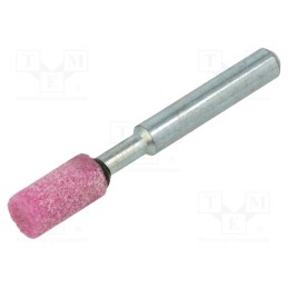 10 pcs : 900063 - Grindingstone, 6mm, metal,steel, ceramics, Mounting: rod 6mm