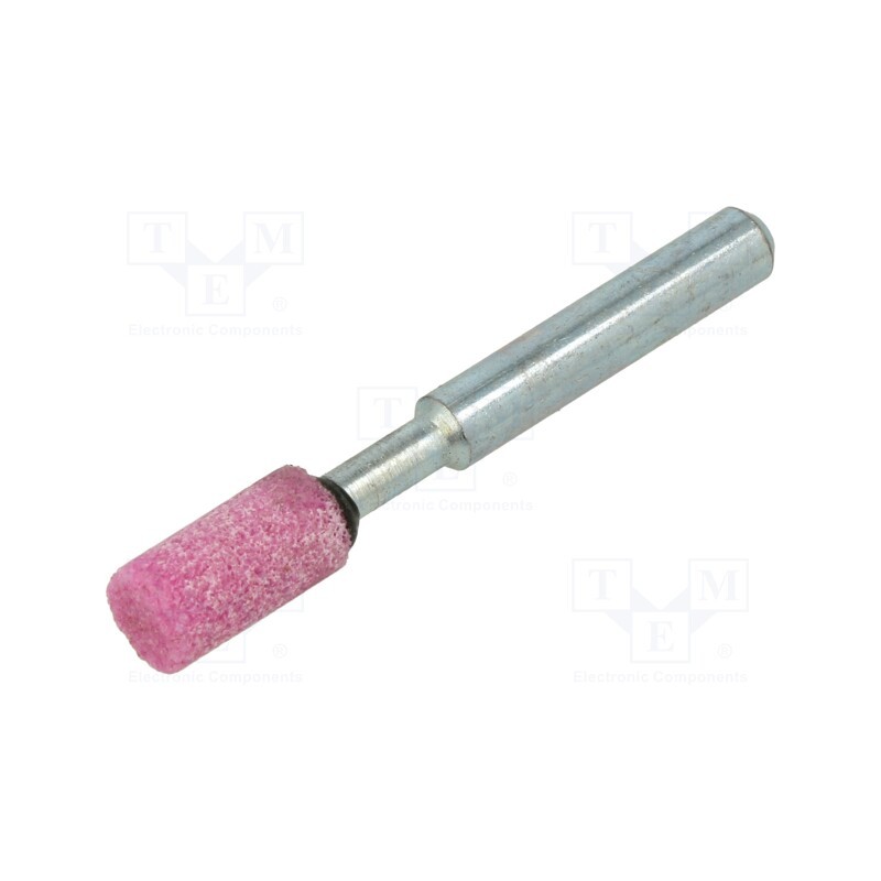 10 pcs : 900063 - Grindingstone, 6mm, metal,steel, ceramics, Mounting: rod 6mm