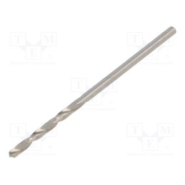 10 pcs : T3100 015 - Drill bit, for metal, Ø: 1.5mm, L: 40mm, Working part len: 18mm