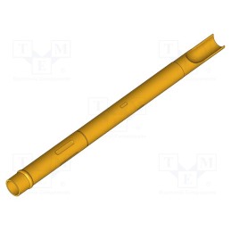 10 pcs : KS-112 30 E2 - Test probe socket, Contact plating: gold-plated, KS-112, 30mm