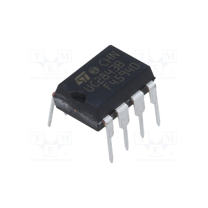 10 pcs : UC2843BN - IC: PMIC, PWM controller, 1A, 48÷500kHz, Ch: 1, MiniDIP8, 0÷96%,