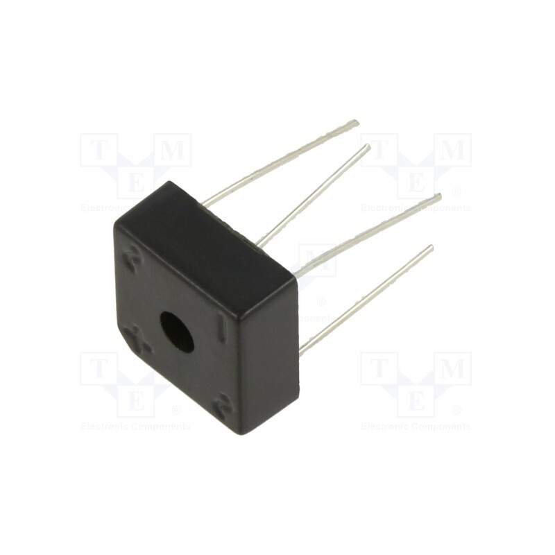 10 pcs : BR38 - Bridge rectifier: single-phase, Urmax: 800V, If: 3A, Ifsm: 50A, BR-3