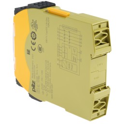 1 pcs - Pilz Dual-Channel Safety Switch Safety Relay, 24V dc, 3 Safety Contacts