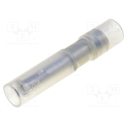 20 pcs : PC 2005-F-CLR - Terminal: round, female, Ø: 2mm, 0.5÷0.75mm2, crimped, for cable