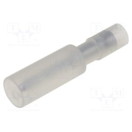 20 pcs : PC 2005-M-CLR - Terminal: round, male, Ø: 2mm, 0.5÷0.75mm2, crimped, for cable, 12A