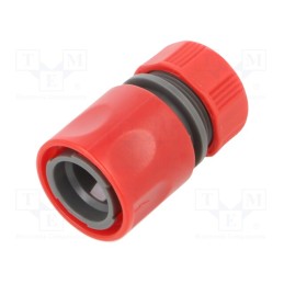 10 pcs : 99200 - Quick connection coupling, ABS,PP, straight, 1/2'