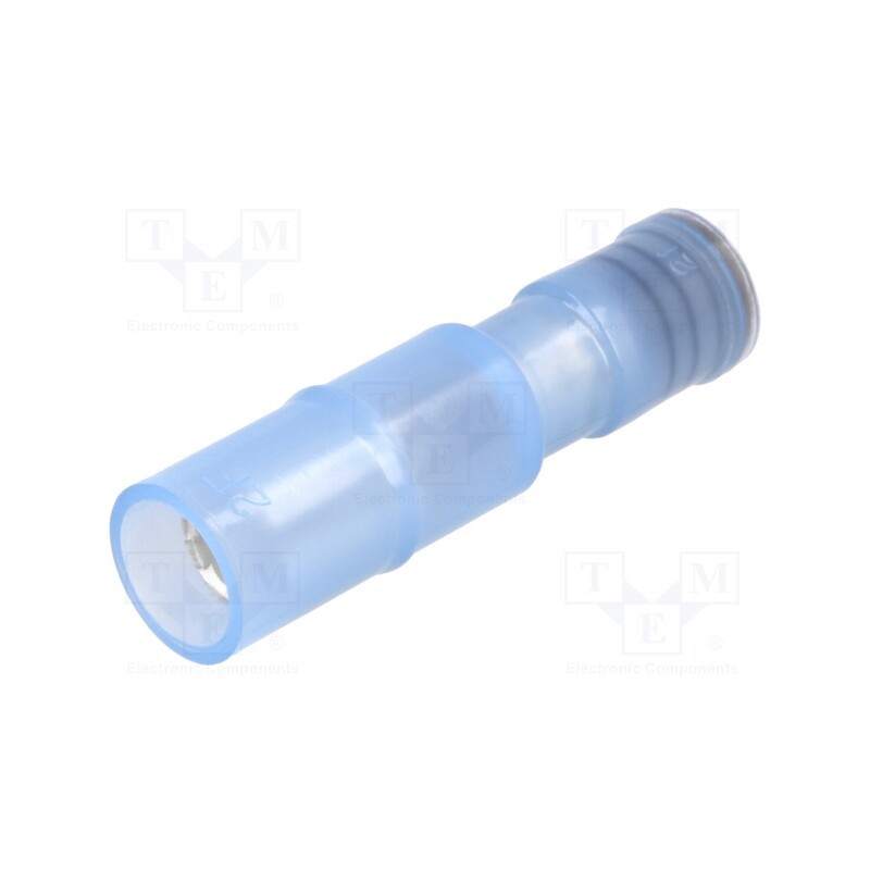 20 pcs : PC 4020-F-WP-BCL - Terminal: round, female, Ø: 4mm, 2mm2, crimped, for cable, blue, 20A