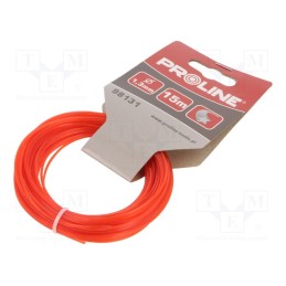 10 pcs : 98131 - Trimmer line, L: 15m, polyamide, star, Size: 1.3mm