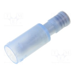 20 pcs : PC 4020-M-WP-BCL - Terminal: round, male, Ø: 4mm, 2mm2, crimped, for cable, blue, 20A, WP