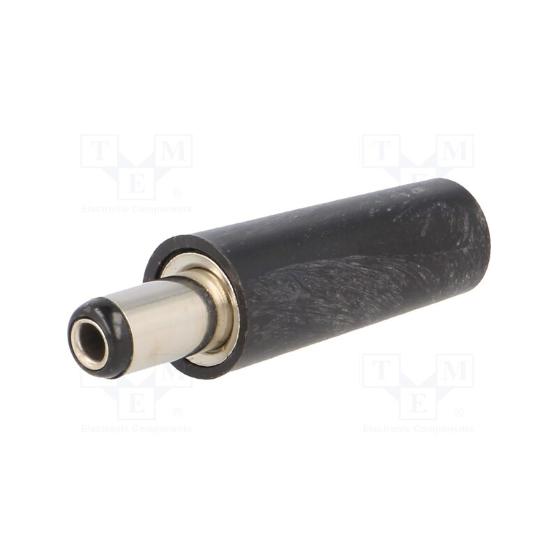 20 pcs : PC-002 - Plug, DC supply, female, 5.5/2.5mm, 5.5mm, 2.5mm, for cable, 9.5mm