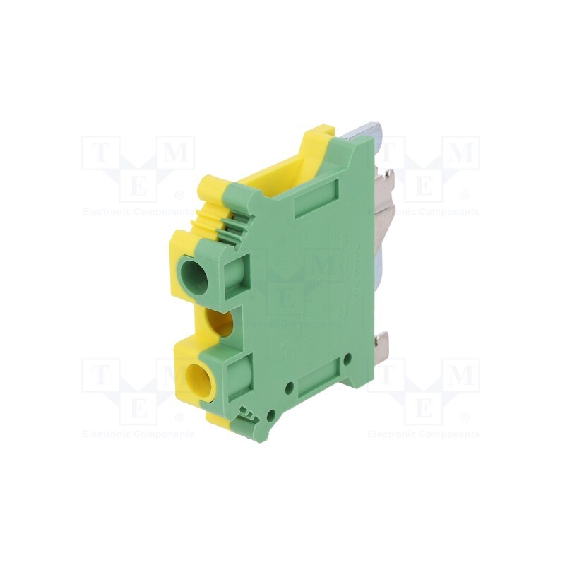10 pcs : PC10-PE-01P-1Y-00AH - Splice terminal: rail, 0.2÷10mm2, ways: 1, terminals: 2, PC, Ht: 46mm
